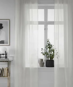 Ellos Home Gardin med stanglomme Alissa 2-pakning