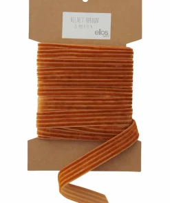 Ellos Home Gavebånd Velvety Stripe i fløyel, 10 m