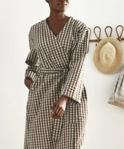 Ellos Home Kimono Nell Check Kimono