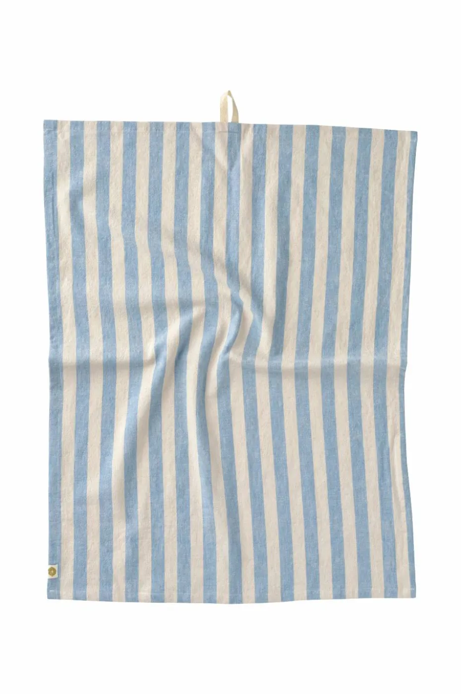 Ellos Home Kjøkkenhåndkle Elly Classic Stripe i resirkulert halvlinne 2-pakning