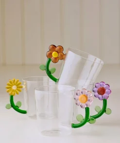 Ellos Home Krus av glass Daisy 4-pakning