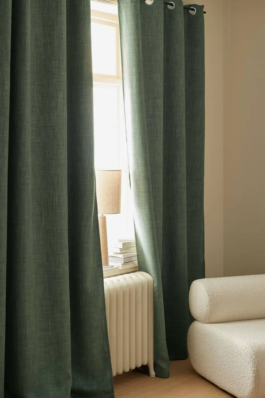 Ellos Home Mørkleggende gardin Iben med maljer, 1 stk