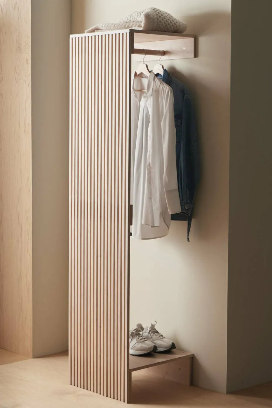 Ellos Home Oppbevaring i gangen / klesstativ Stripe