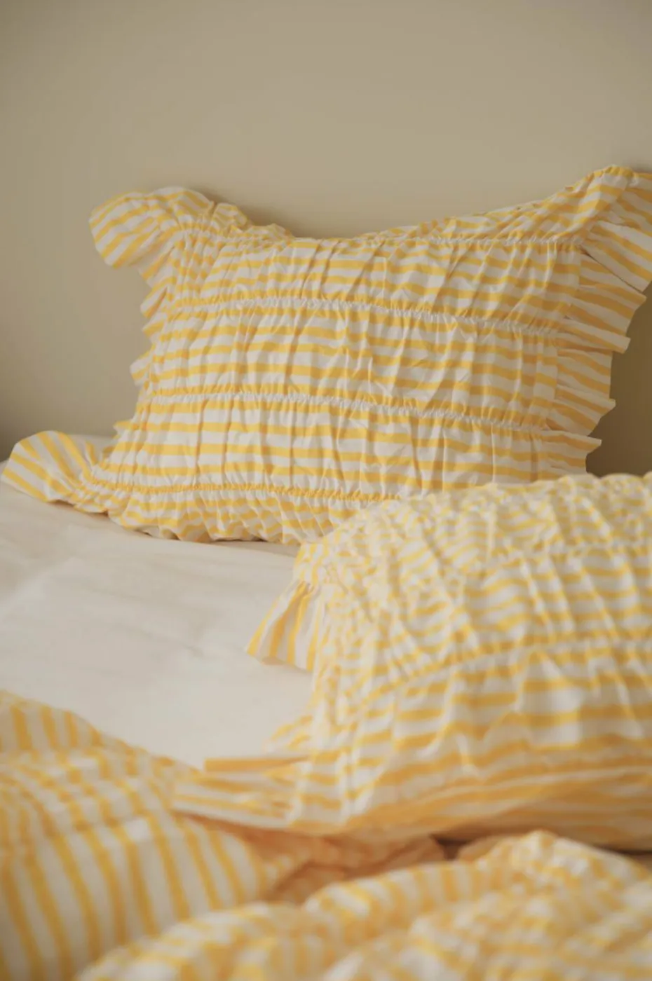 Ellos Home Putetrekk Avery Elastic i bomullspercale