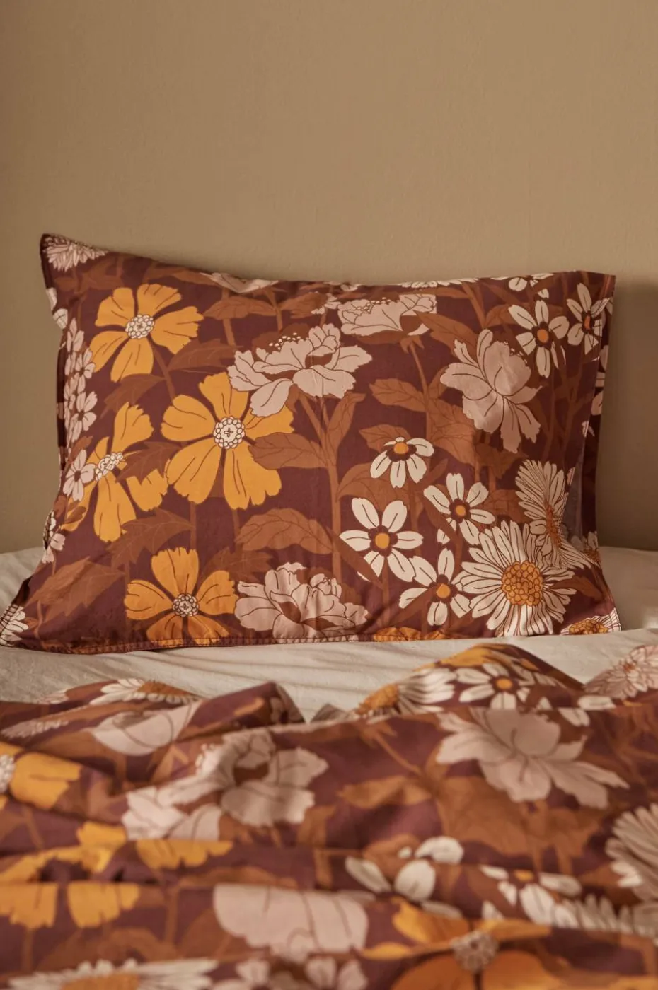 Ellos Home Putetrekk Avery Flower i bomullspercale