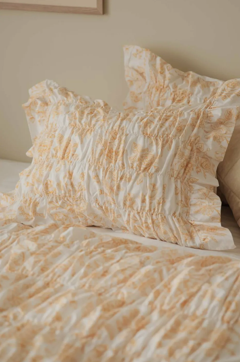 Ellos Home Putetrekk Avery Elastic i bomullspercale