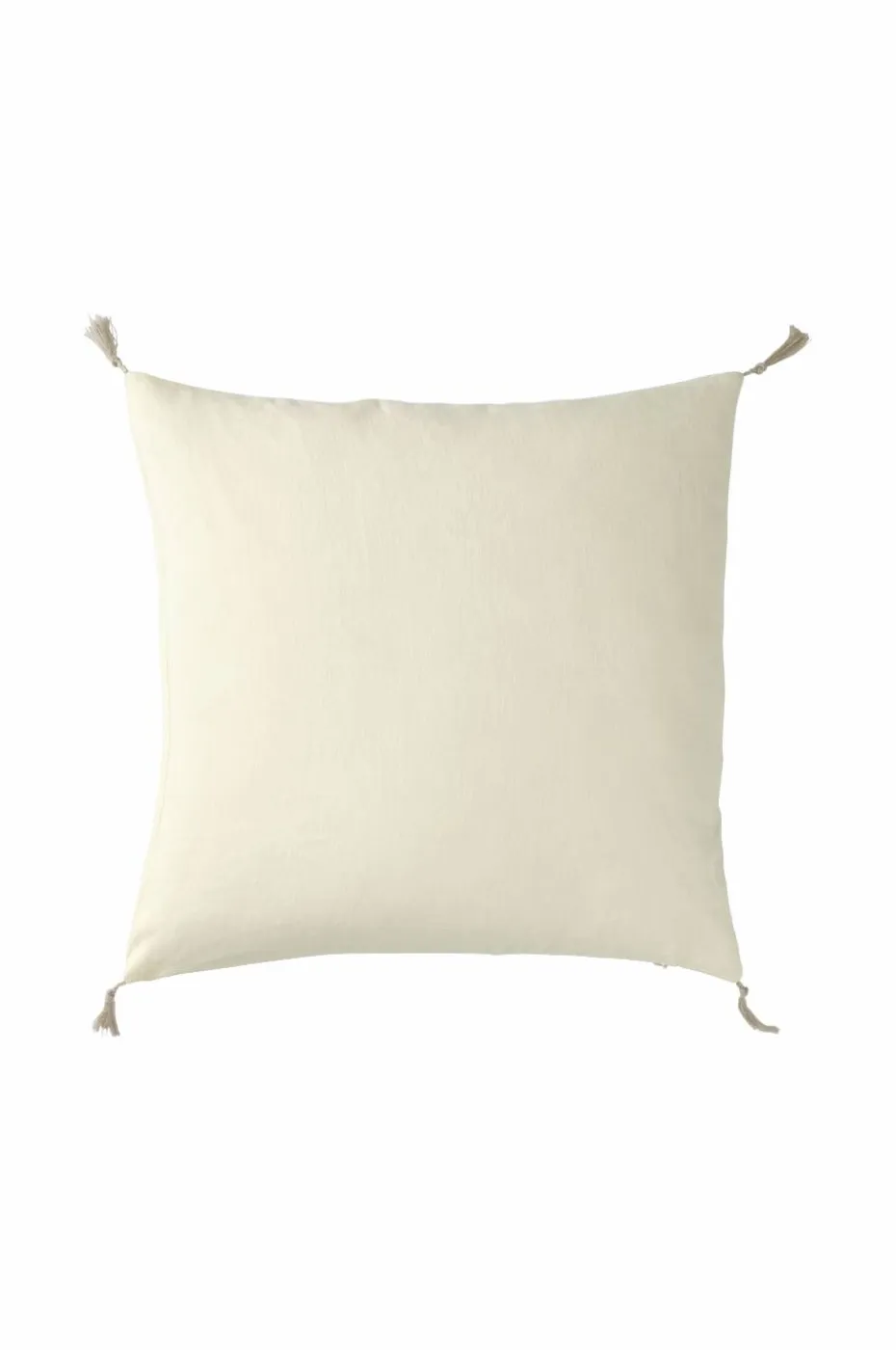 Ellos Home Putetrekk Candice Tassel i vasket lin 50x50 cm