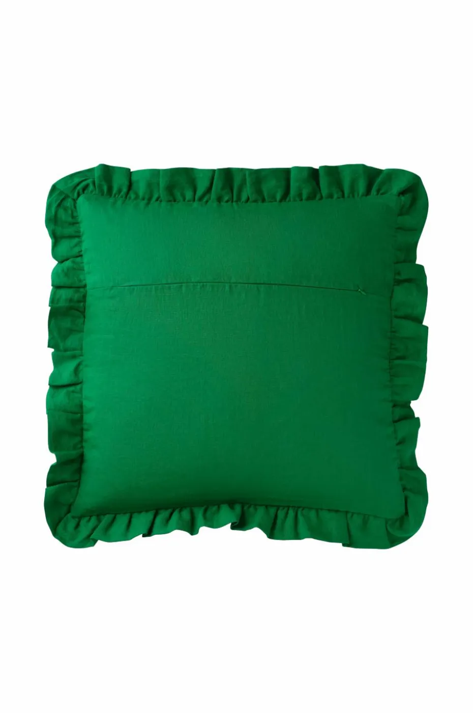 Ellos Home Putetrekk Candice Frill i vasket lin