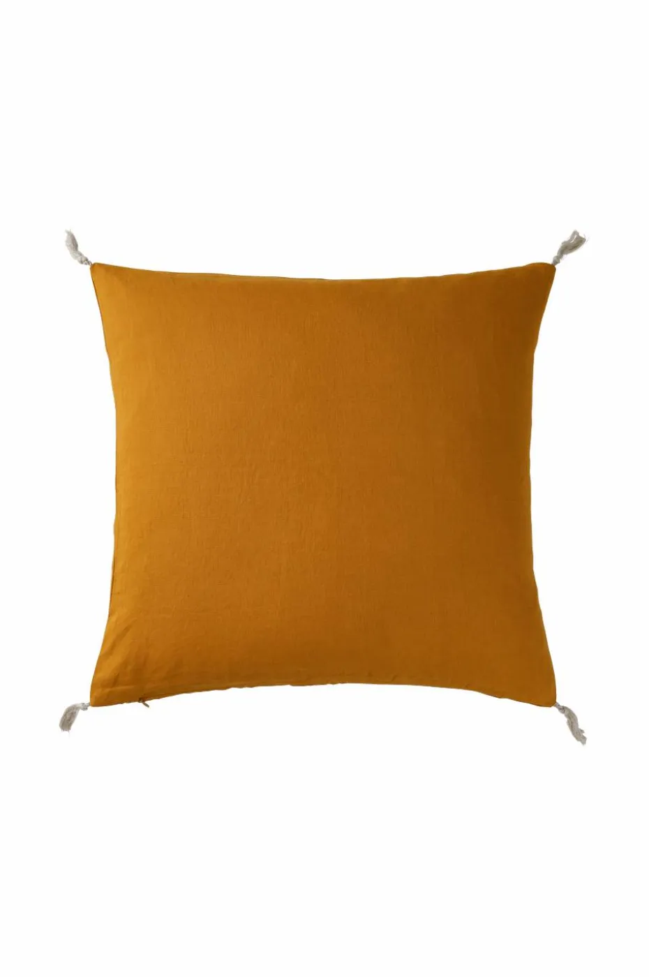 Ellos Home Putetrekk Candice Tassel i vasket lin 50x50 cm