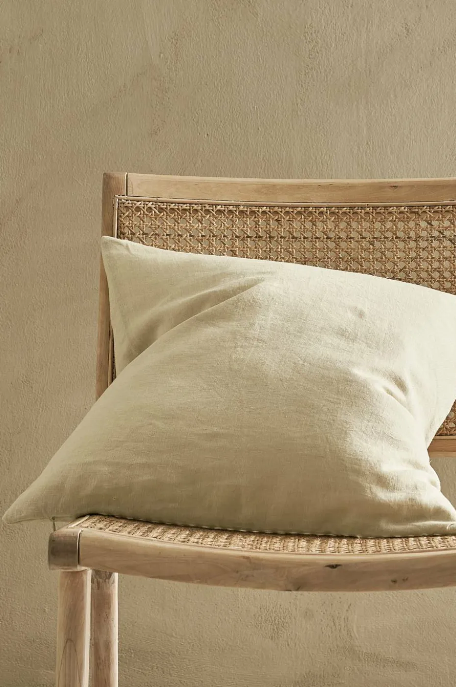 Ellos Home Putetrekk Candice Zip i vasket lin 50x50 cm