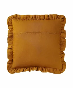 Ellos Home Putetrekk Candice Frill i vasket lin