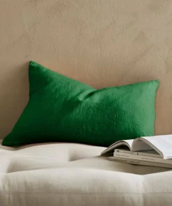 Ellos Home Putetrekk Candice Zip i vasket lin 40x60 cm
