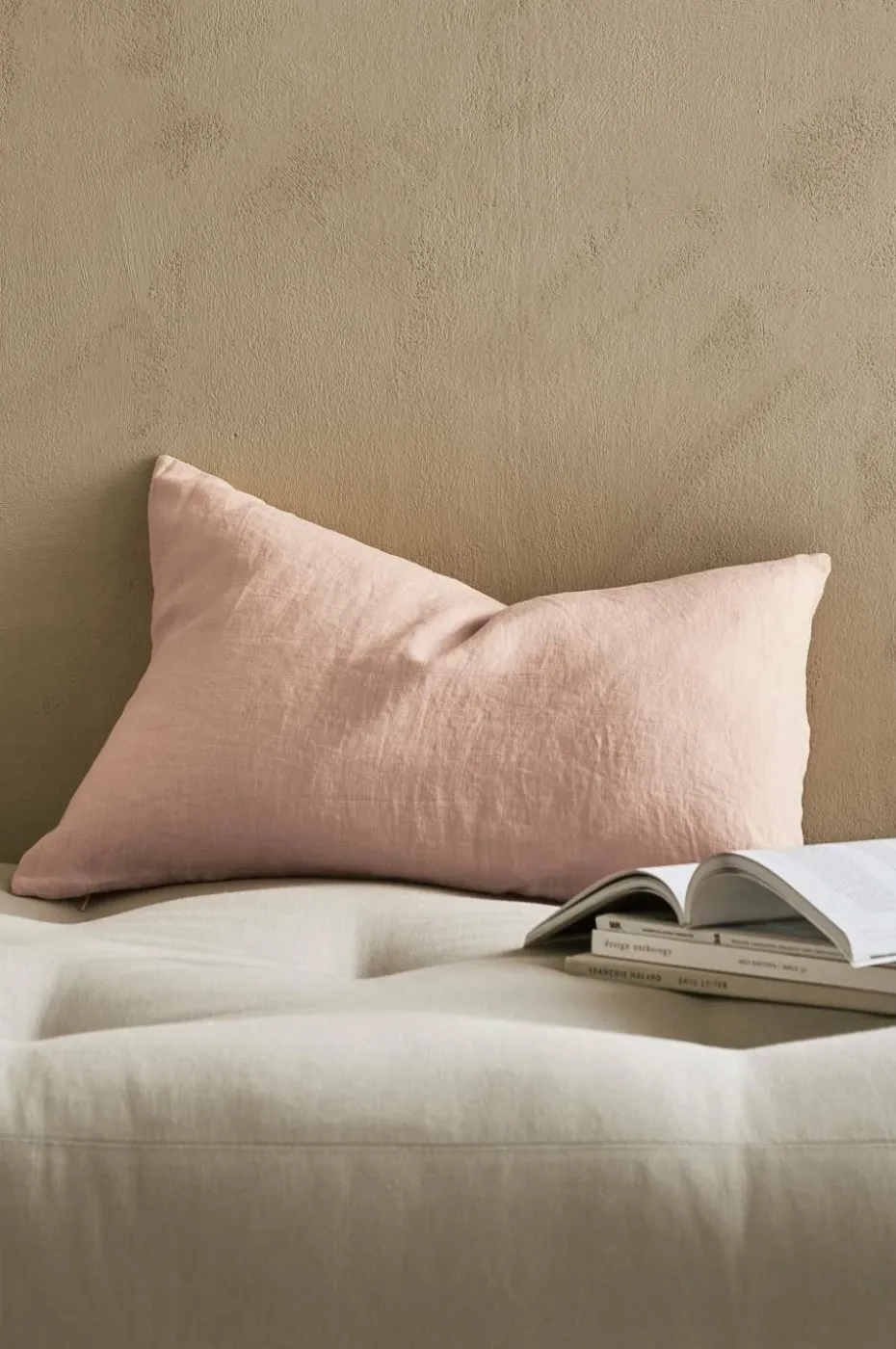 Ellos Home Putetrekk Candice Zip i vasket lin 40x60 cm