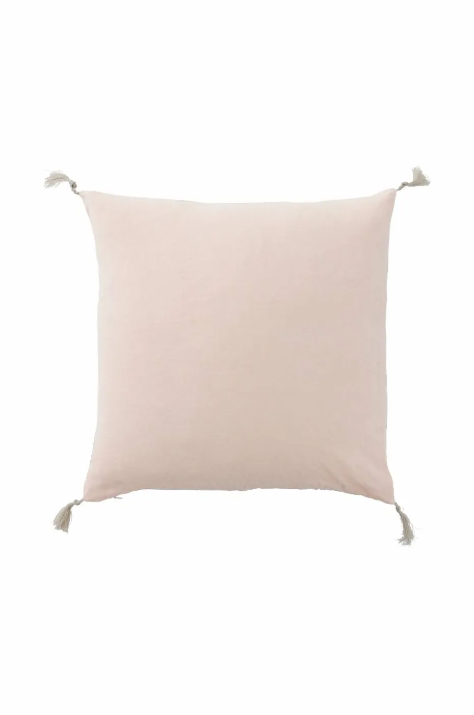 Ellos Home Putetrekk Candice Tassel i vasket lin 50x50 cm