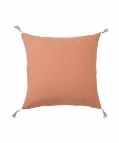Ellos Home Putetrekk Candice Tassel i vasket lin 50x50 cm