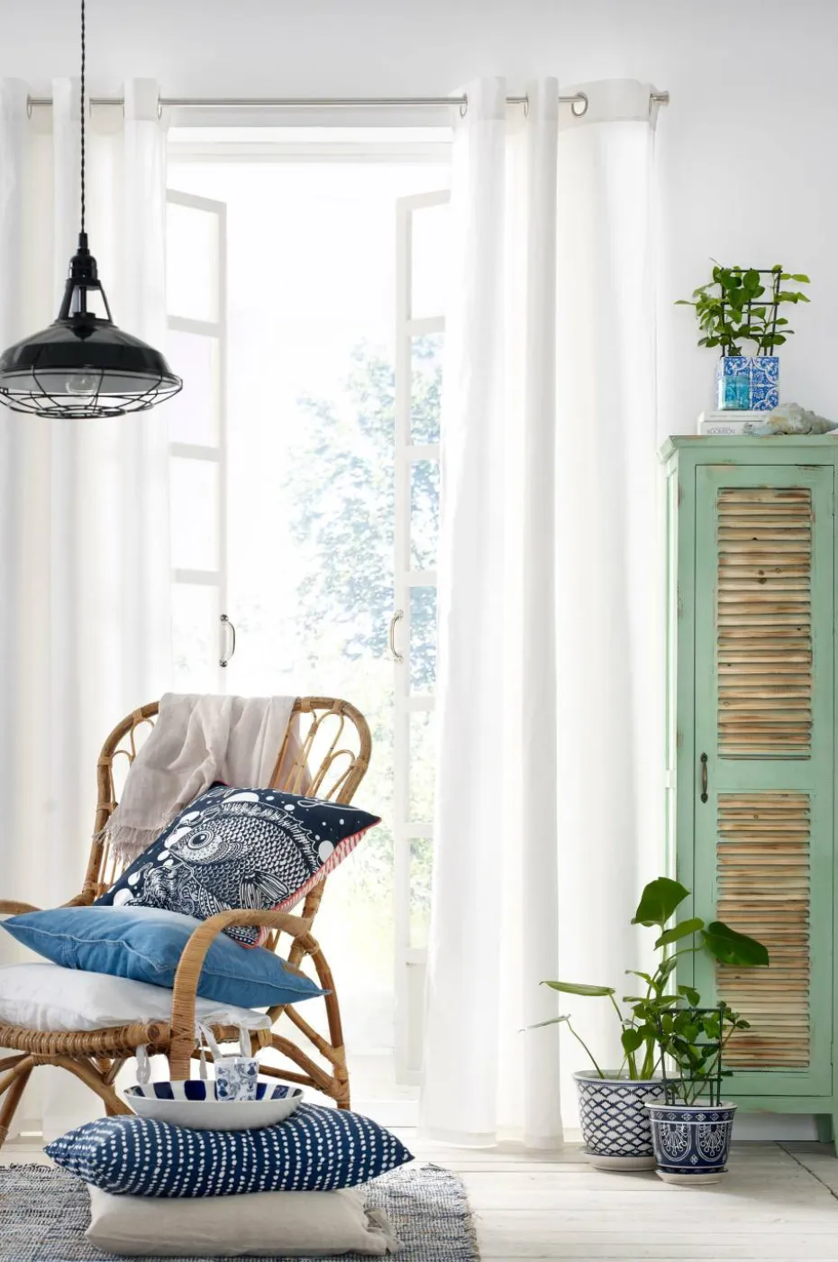 Ellos Home Putetrekk Candice i vasket lin