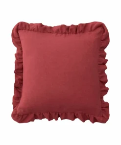 Ellos Home Putetrekk Candice Frill i vasket lin