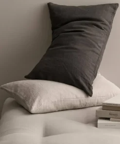 Ellos Home Putetrekk Candice Zip i vasket lin 40x60 cm