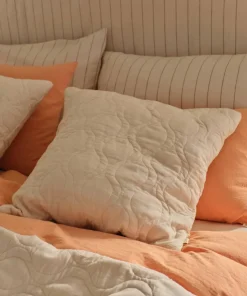 Ellos Home Putetrekk Elly Quilted i resirkulert halvlinne