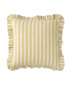 Ellos Home Putetrekk Elly Classic Stripe i resirkulert halvlinne
