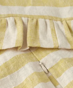 Ellos Home Putetrekk Elly Classic Stripe i resirkulert halvlinne