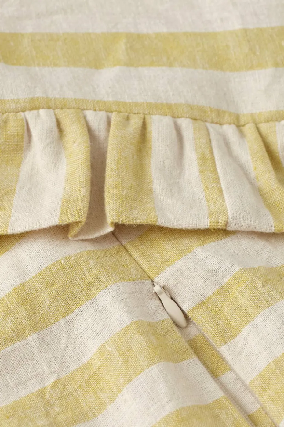 Ellos Home Putetrekk Elly Classic Stripe i resirkulert halvlinne