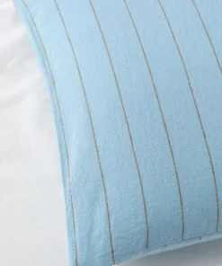 Ellos Home Putetrekk Elly Thin Stripe i resirkulert halvlinne