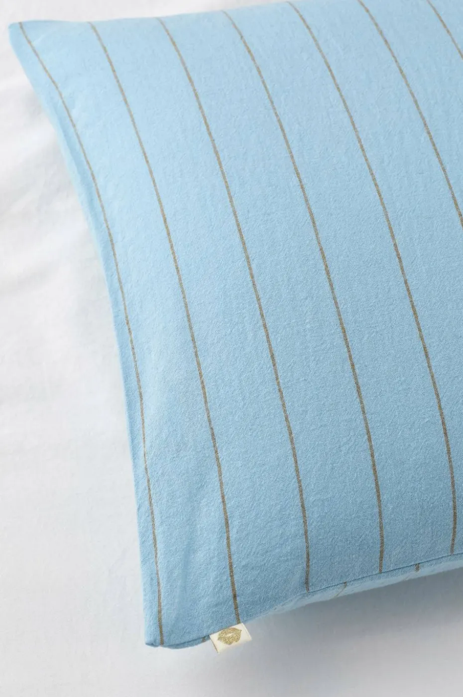 Ellos Home Putetrekk Elly Thin Stripe i resirkulert halvlinne