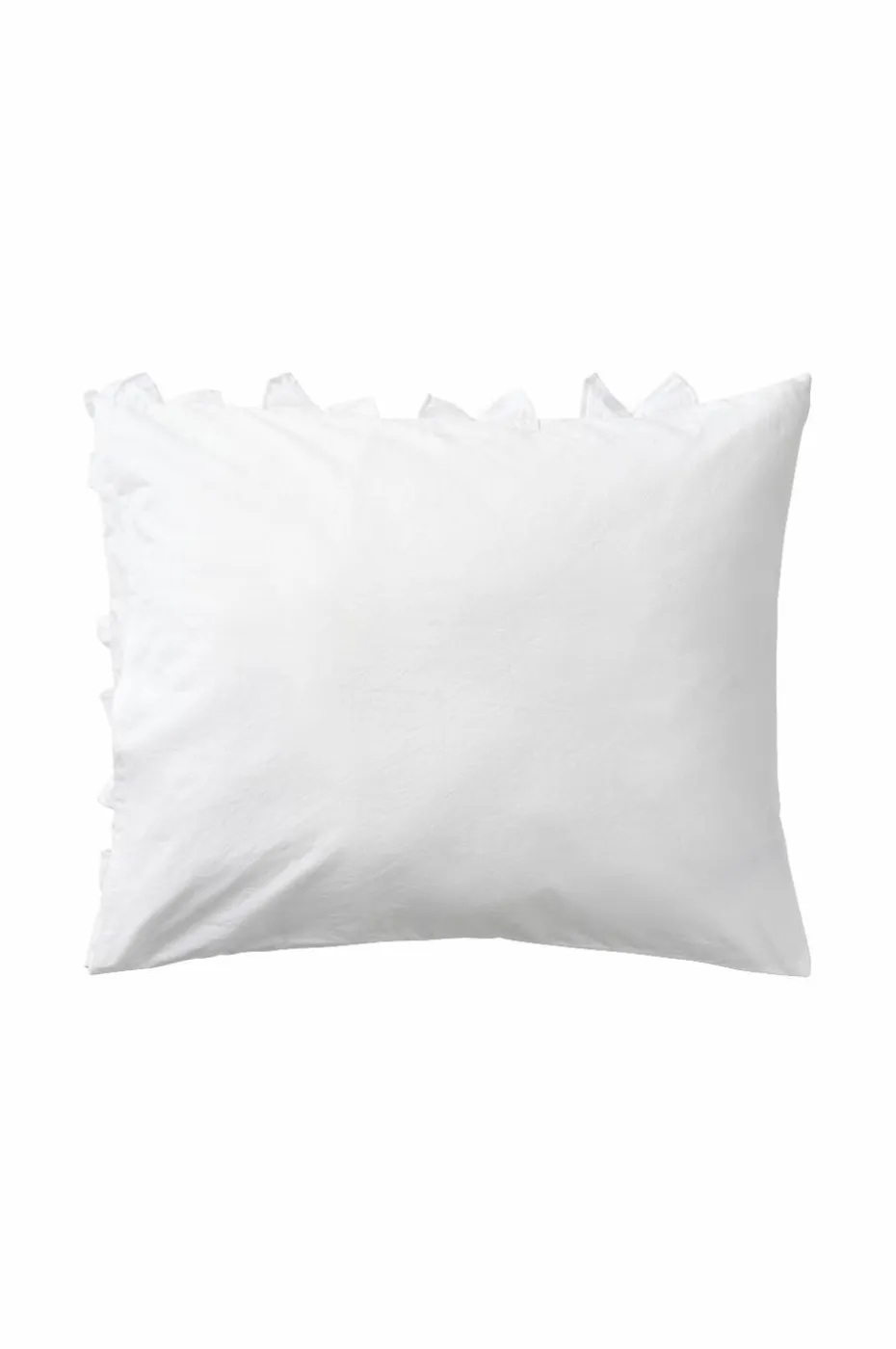 Ellos Home Putetrekk Juliette Curve Frill i vasket bomull