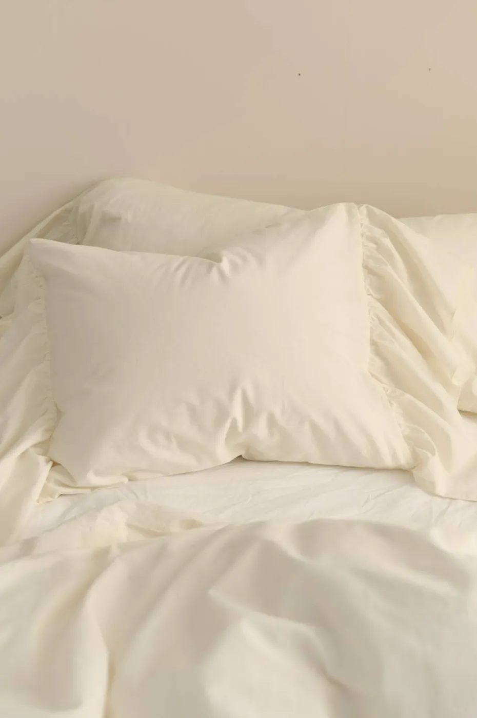 Ellos Home Putetrekk Juliette Giant Frill i vasket bomull