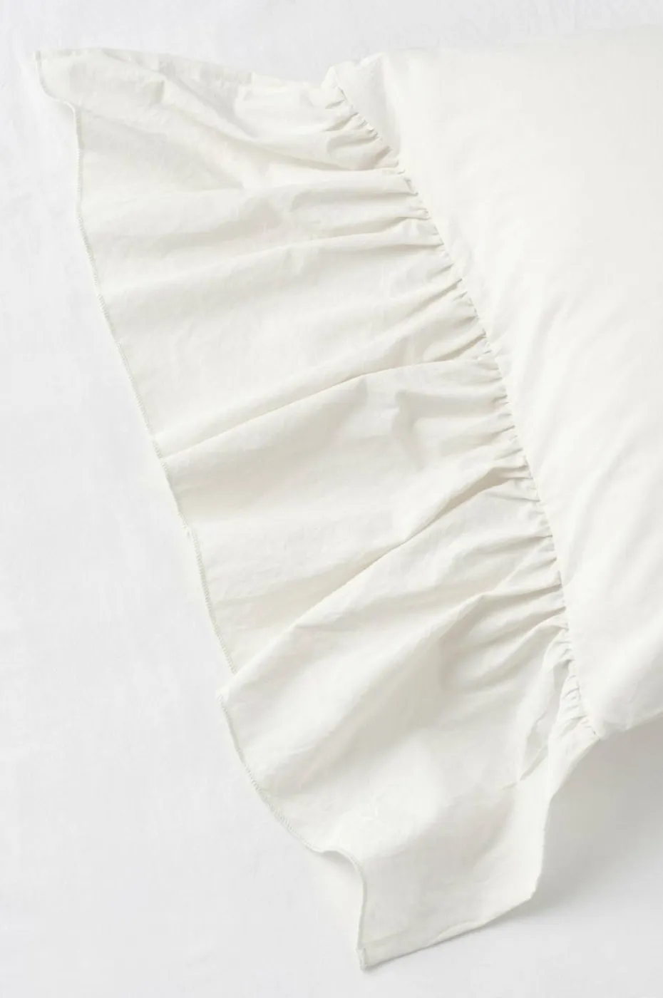 Ellos Home Putetrekk Juliette Giant Frill i vasket bomull