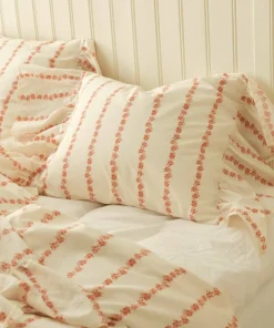 Ellos Home Putetrekk Juliette Garland Giant Frill i vasket bomull