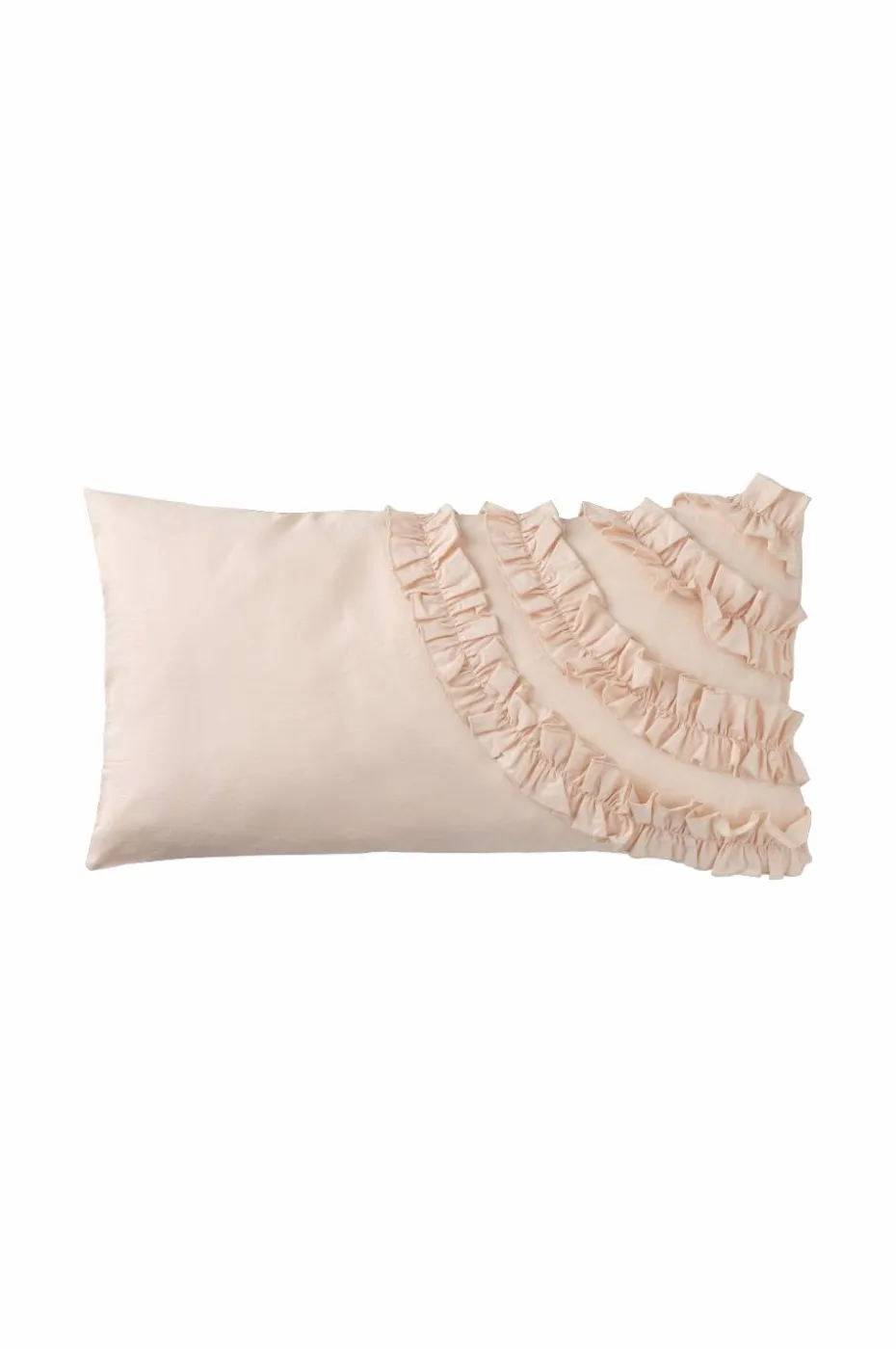 Ellos Home Putetrekk Juliette Curve Frill i vasket bomull
