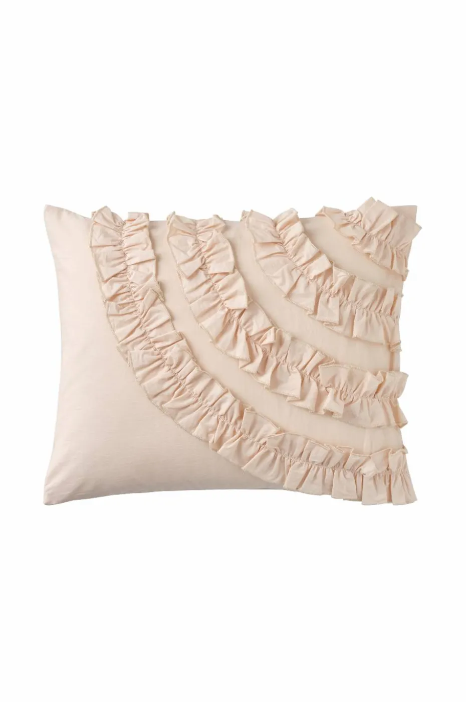 Ellos Home Putetrekk Juliette Curve Frill i vasket bomull