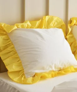 Ellos Home Putetrekk Maryam Frill i bomullspercale