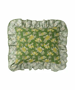 Ellos Home Putetrekk Milly Flower i vasket bomull