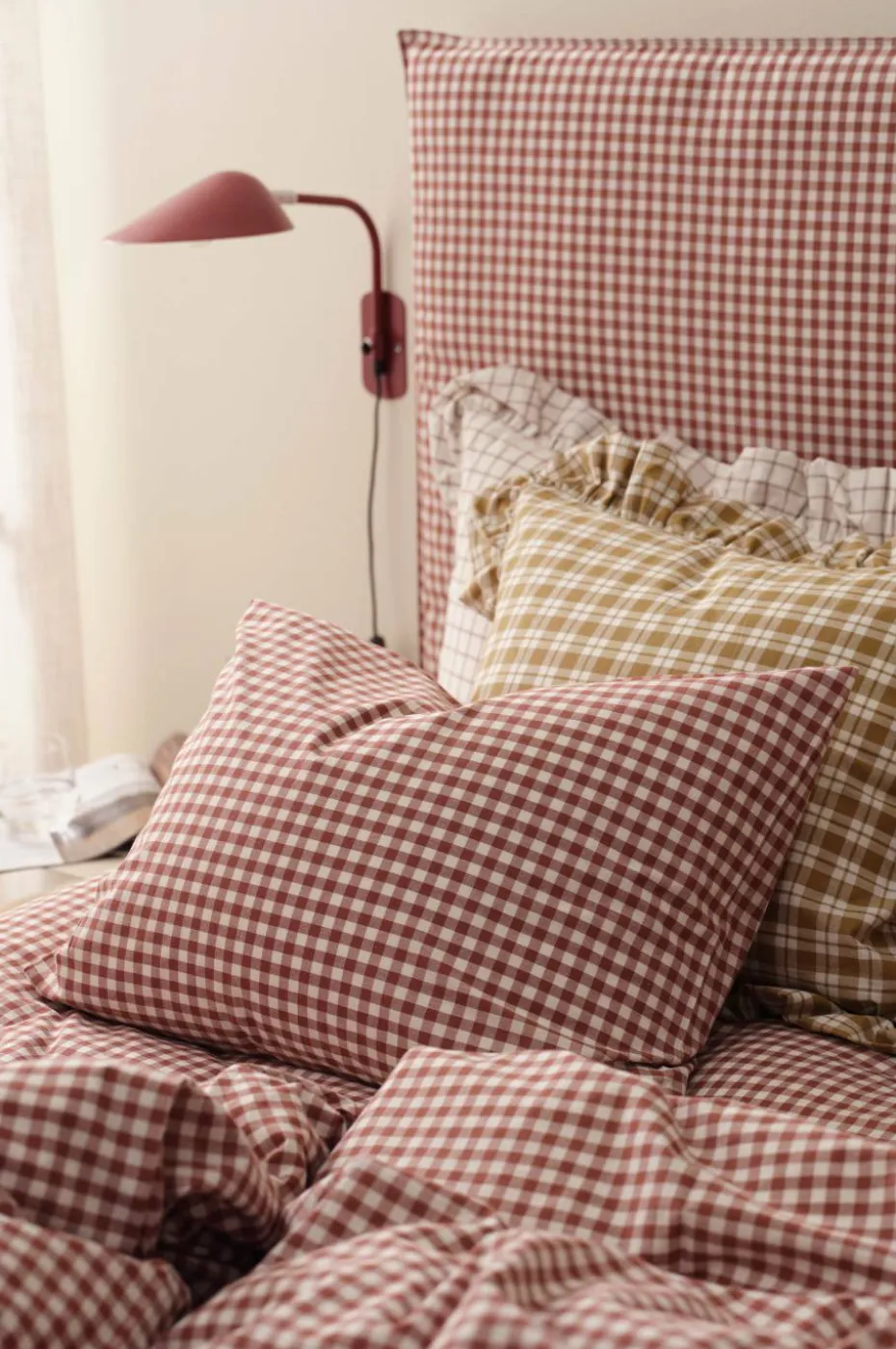 Ellos Home Putetrekk Sonneli Check i bomull