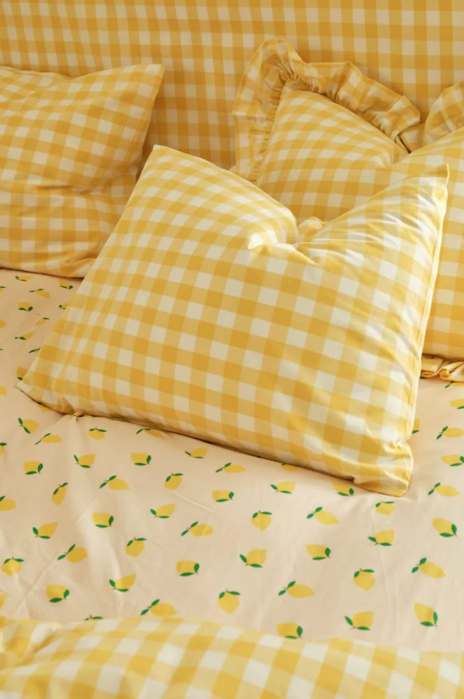 Ellos Home Putetrekk Sonneli Check i bomull