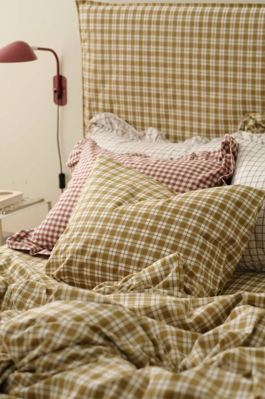 Ellos Home Putetrekk Sonneli Check i bomull