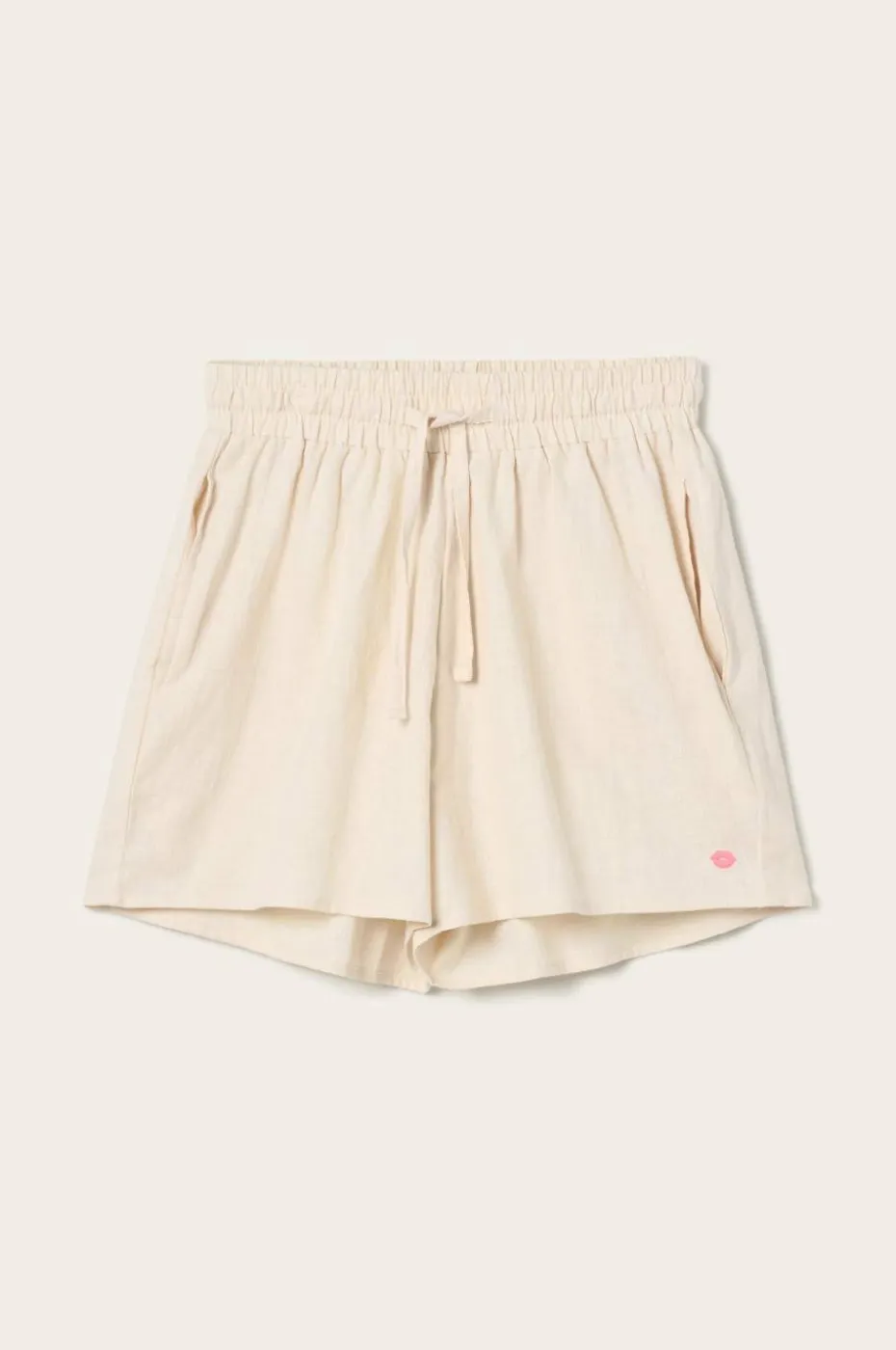 Ellos Home Pyjamasshorts Elly i resirkulert halvlinne
