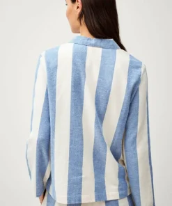 Ellos Home Pysjamasskjorte Valerie Block Stripe Long Sleeve