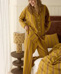 Ellos Home Pysjbukser Avery Stripe i bomullspercale