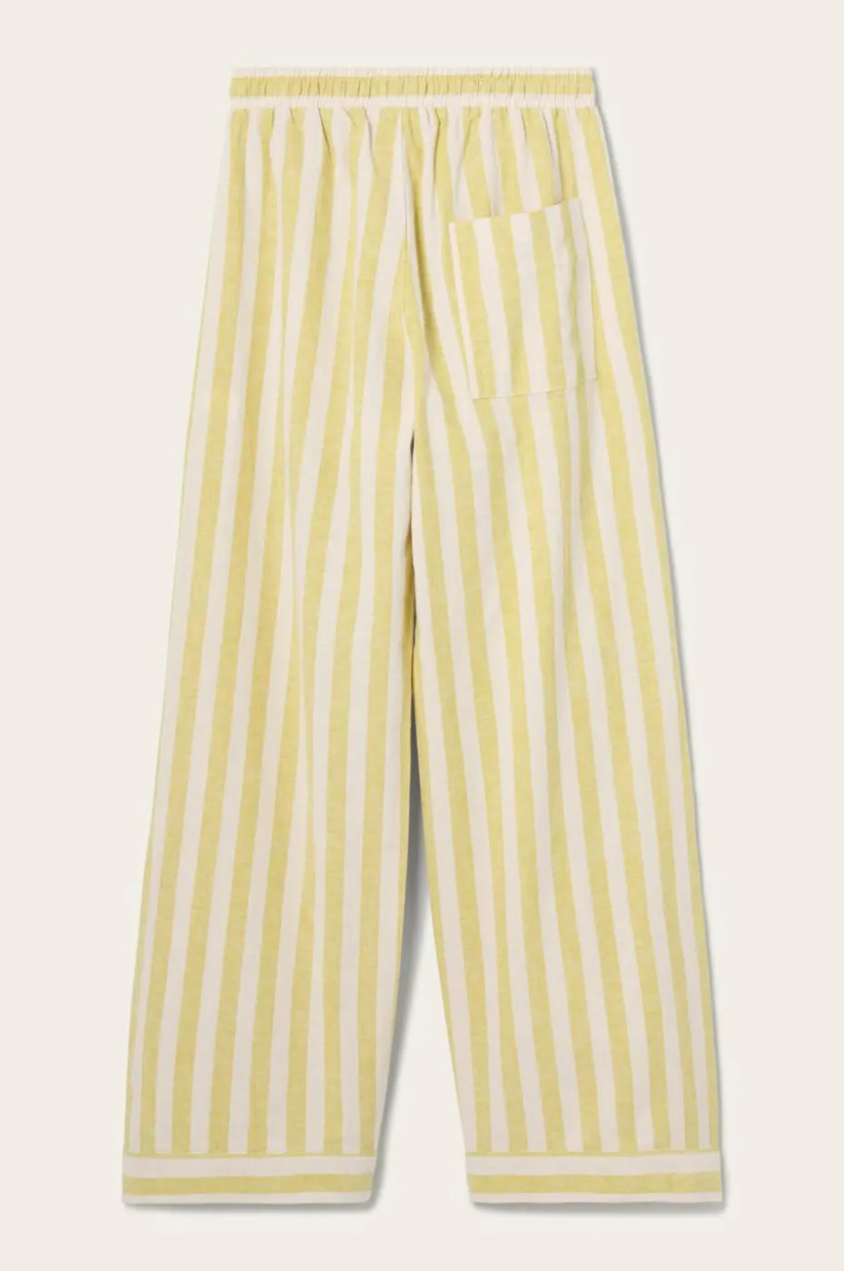 Ellos Home Pysjbukser Elly Classic Stripe i resirkulert halvlinne