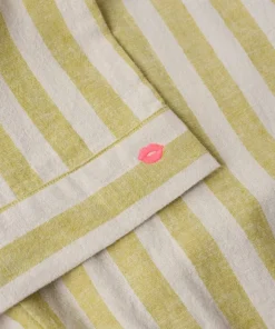 Ellos Home Pysjbukser Elly Classic Stripe i resirkulert halvlinne