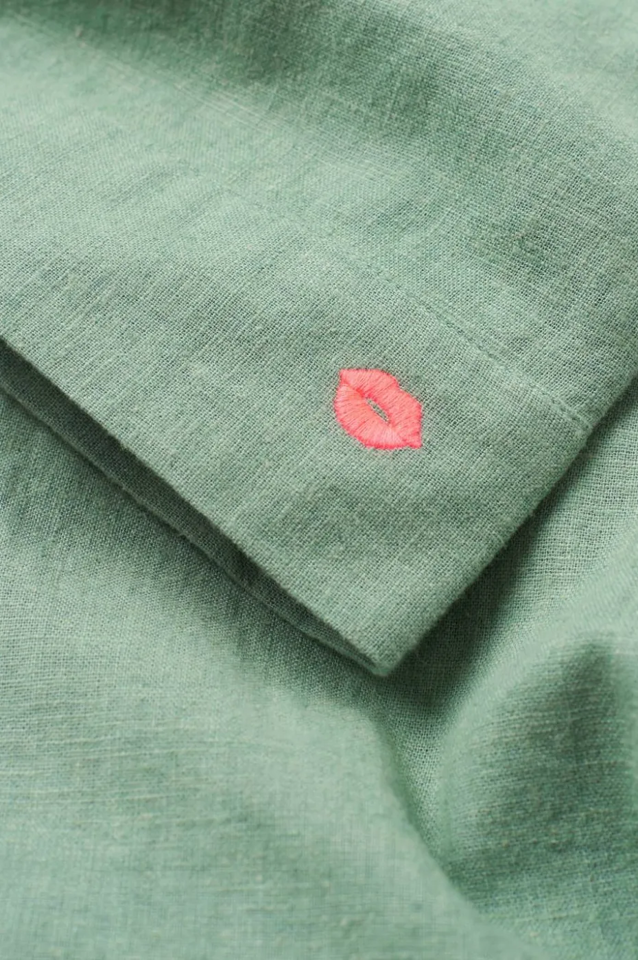 Ellos Home Pysjbukser Pyjama Pant Elly i resirkulert halvlinne
