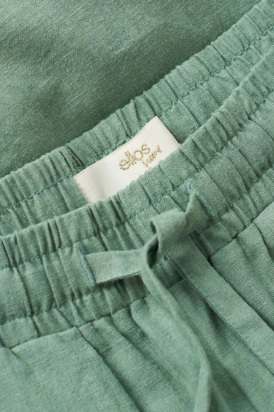 Ellos Home Pysjbukser Pyjama Pant Elly i resirkulert halvlinne