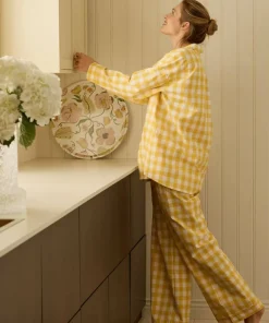 Ellos Home Pysjbukser Sonnelie Check i bomull