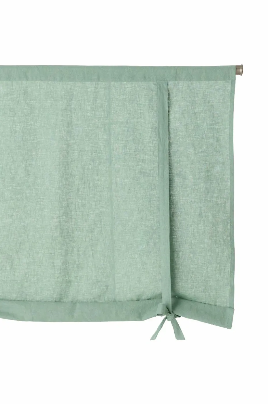Ellos Home Roll up-gardin Elly i resirkulert halvlinne
