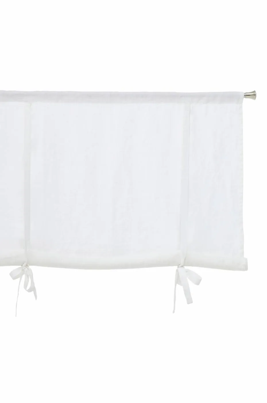 Ellos Home Roll up-gardin i vasket lin Candice