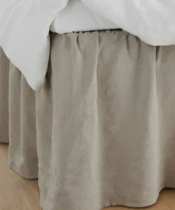 Ellos Home Sengekappe Candice i vasket lin 60 cm